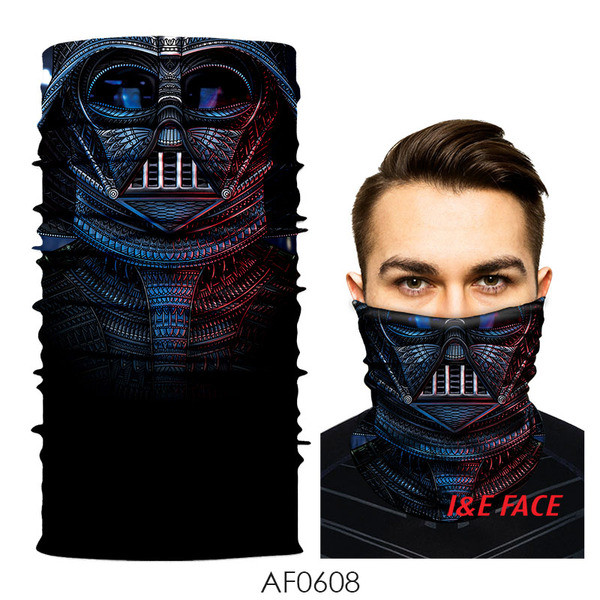 Szélálló, színes férfi sál