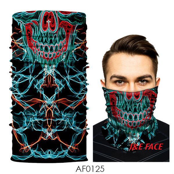 Arcra alkalmas színes férfi sál