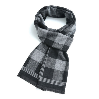 Divatos férfi színű, bojtos sál