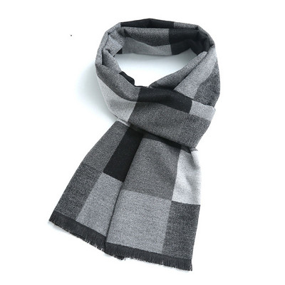 Divatos férfi színű, bojtos sál