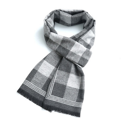 Divatos férfi színű, bojtos sál