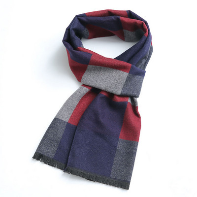 Divatos férfi színű, bojtos sál