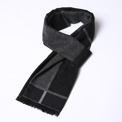 Divatos férfi színű, bojtos sál