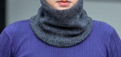 Férfi alkalmi sál meleg béléssel, több színben