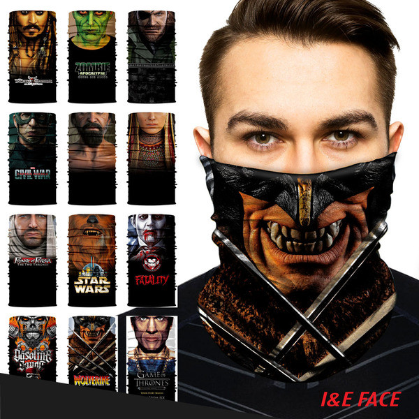 Férfi motorháztető, maszk típusú - alkalmas mindennapi és szabadtéri sportokhoz