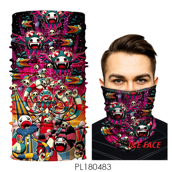 Arcra alkalmas, színes férfi sál