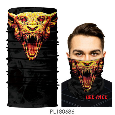 Fekete férfi sál és maszk egyben, légáteresztő anyagból, többféle alkalmazással