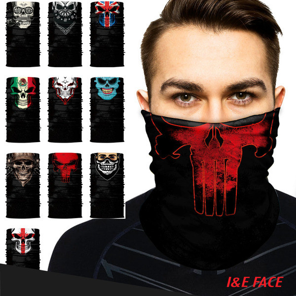 Férfi motorháztető, maszk típusú koponyafelrakással