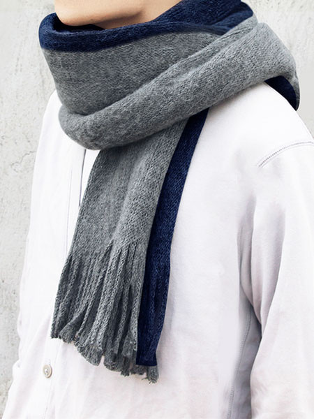 Modern férfi sál-két modell