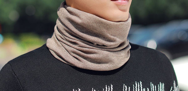 Sima mintás hétköznapi férfi sál