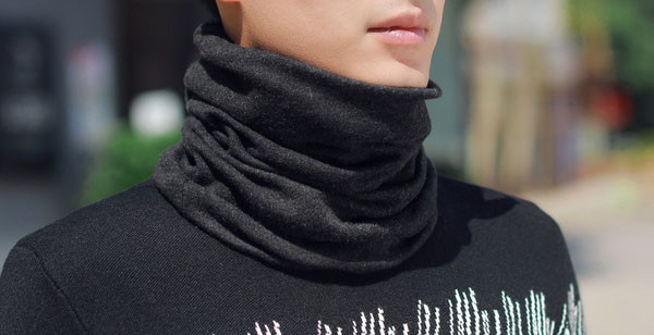 Sima mintás hétköznapi férfi sál