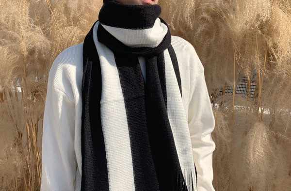 Modern férfi téli sál több színben