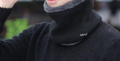 Moderna vīriešu šalle ar uzrakstu - vairāki modeļi