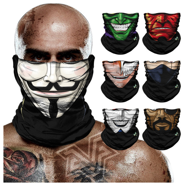 Κασκόλ για άντρες, τύπου μάσκας με διάφορες εφαρμογές