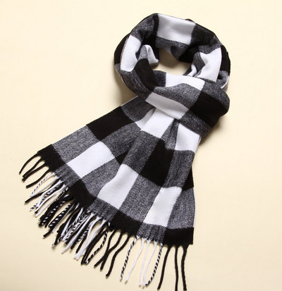 Férfi téli sál rojtokkal - többféle modell