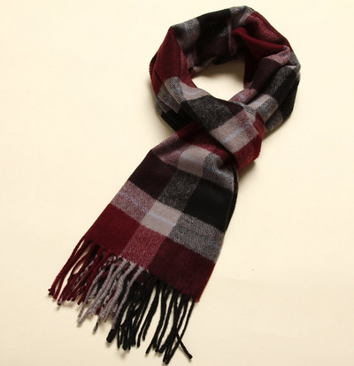 Férfi téli sál rojtokkal - többféle modell