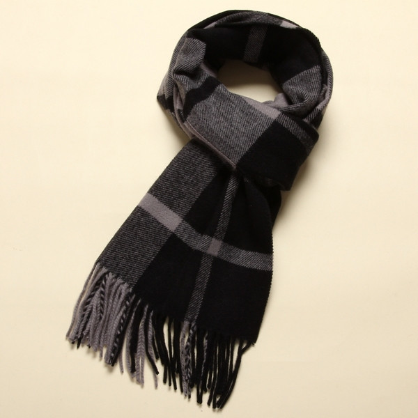 Férfi téli sál rojtokkal - többféle modell