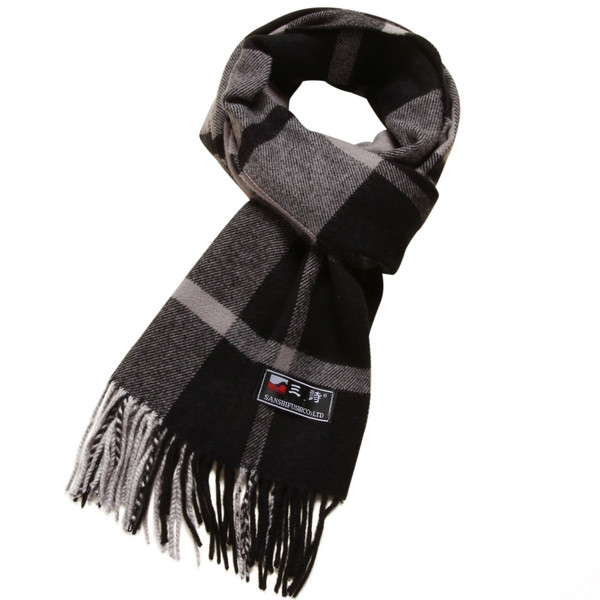 Férfi téli sál rojtokkal - többféle modell