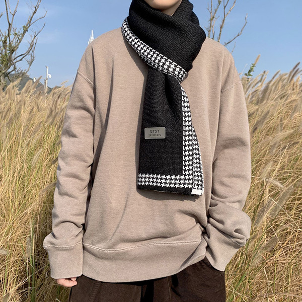 Férfi gyapjú sál télre