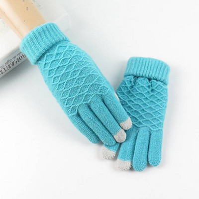 Μάλλινα γυναικεία γάντια - δύο μοντέλα