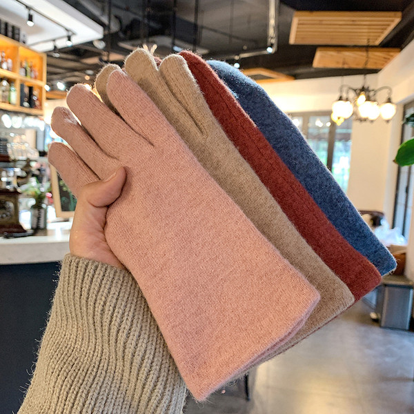 Női téli kesztyű-tiszta modell