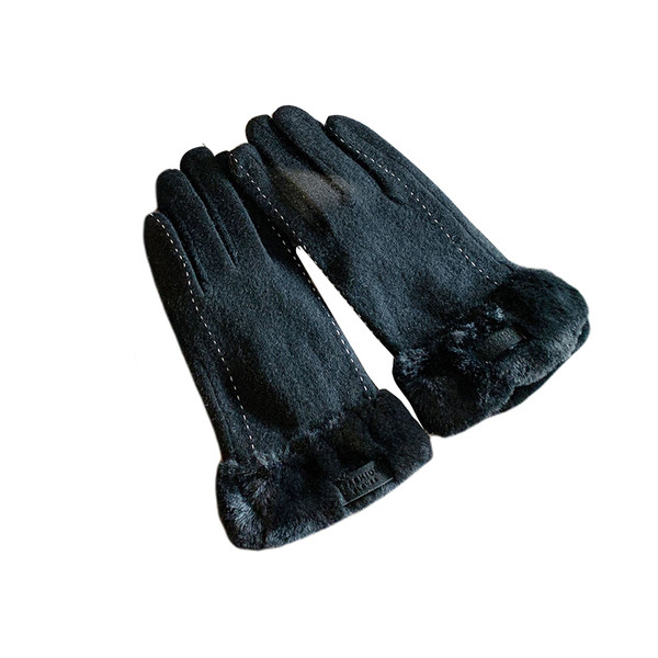 Ženske plišane rukavice sa grbom