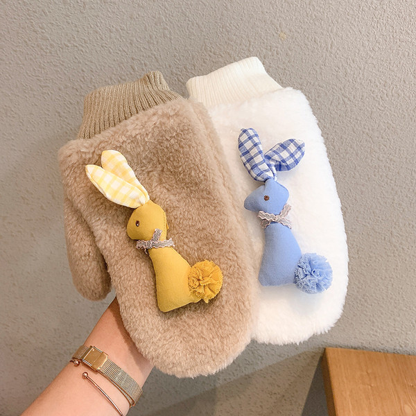 Női pehelykesztyű 3D elemekkel