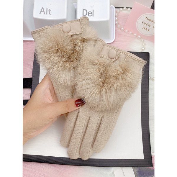 Női kesztyű pehely és meleg béléssel