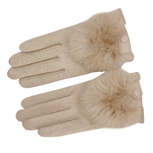 Női kesztyű pehely és meleg béléssel