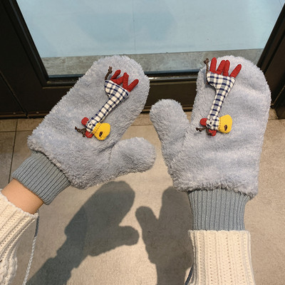 Alkalmi női pehelykesztyű 3D elemekkel