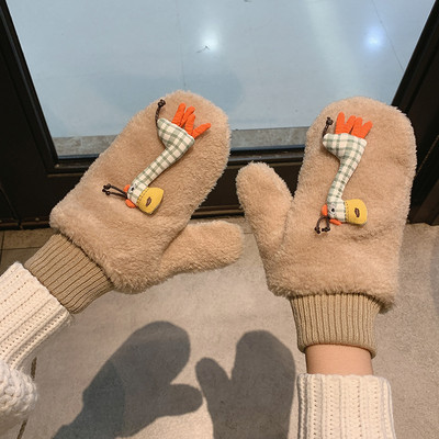 Alkalmi női pehelykesztyű 3D elemekkel