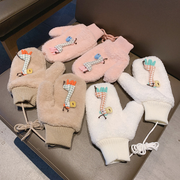 Alkalmi női pehelykesztyű 3D elemekkel