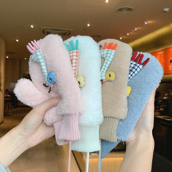 Alkalmi női pehelykesztyű 3D elemekkel