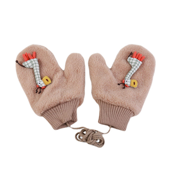 Alkalmi női pehelykesztyű 3D elemekkel