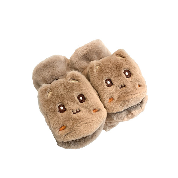 Női pehelykesztyű hímzéssel