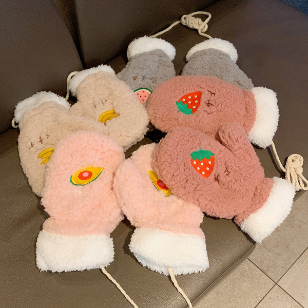 Ženske perjane rukavice s čipkom i vezom