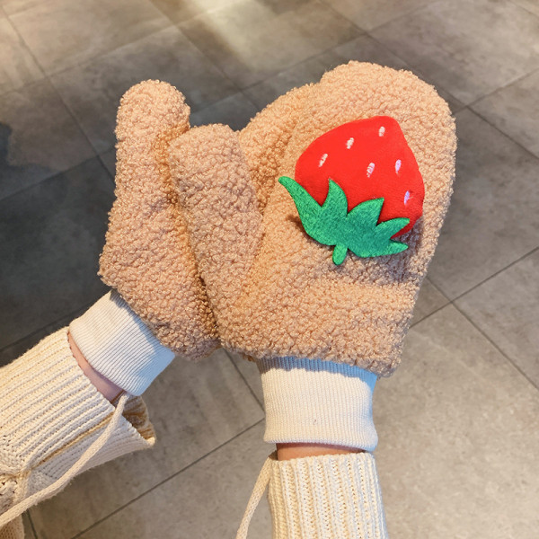 Ženske rukavice od perja sa 3D elementom