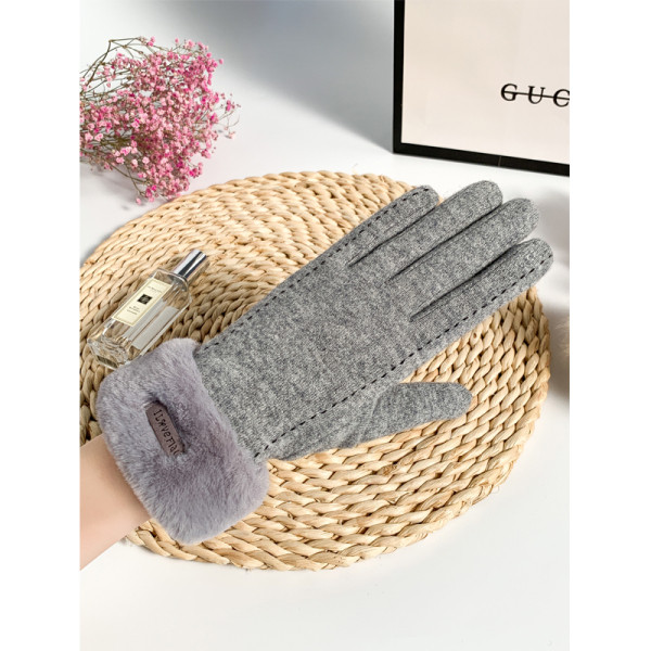 Női gyapjú kesztyű pehelyes