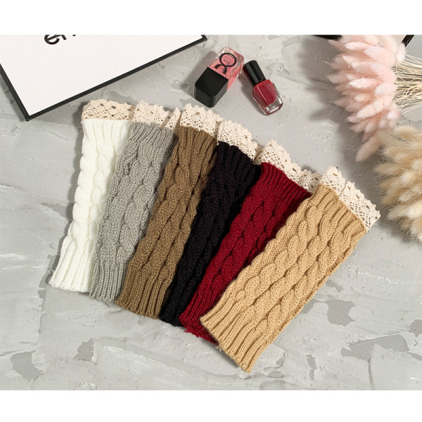 Kivágott modell női kötött kesztyű