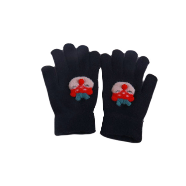 Női téli kesztyű 3D elemmel