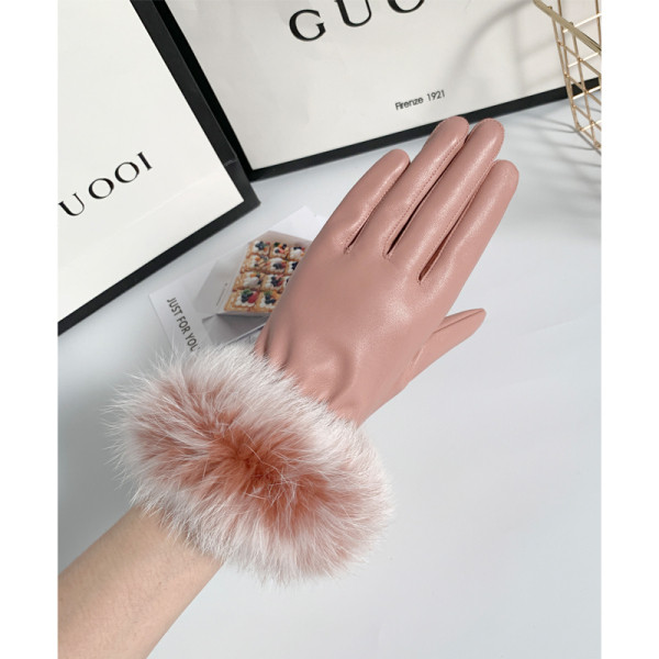 Női bőrkesztyű pehellyel - két modell