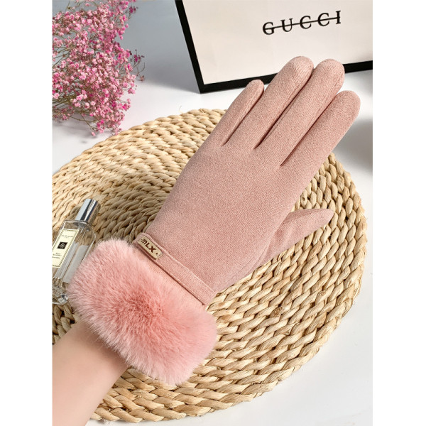 Női téli kesztyű pehellyel