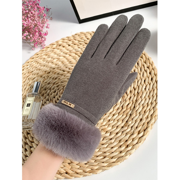 Női téli kesztyű pehellyel