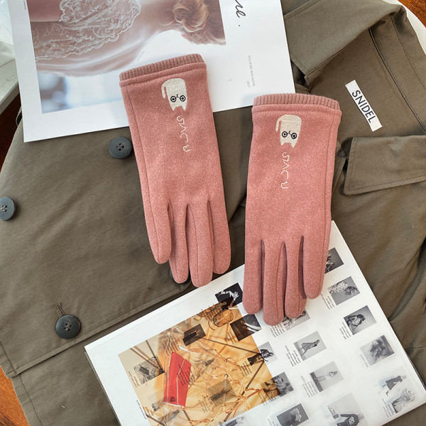 Ženske zimske rukavice sa vezom - u više boja