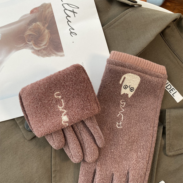 Ženske zimske rukavice sa vezom - u više boja