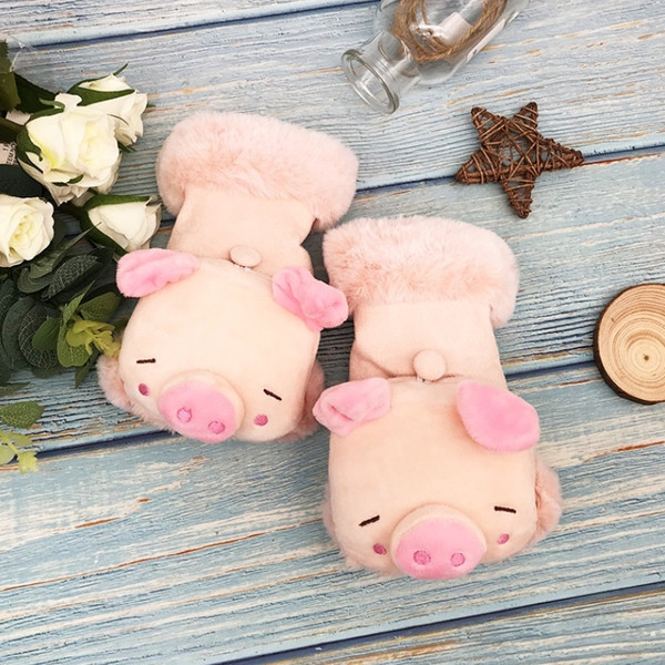 Γυναικεία βελούδινα γάντια με τρισδιάστατα στοιχεία