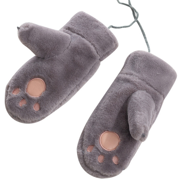 Női pehelykesztyű fűzővel és hímzéssel