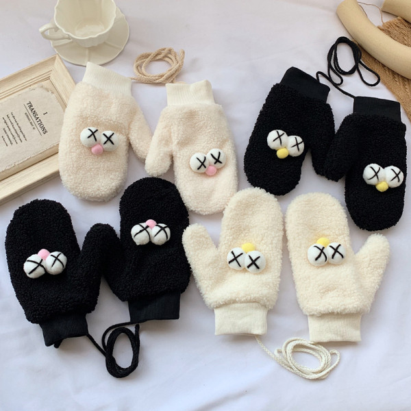 Μοντέρνα  γυναικεία γάντια με τρισδιάστατο στοιχείο