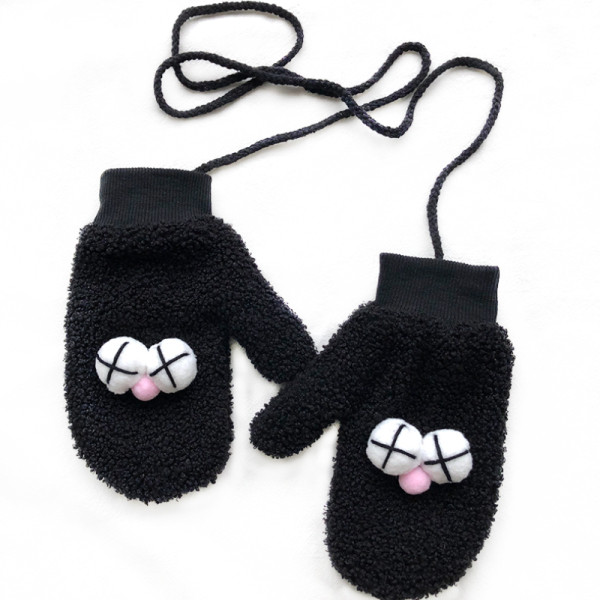 Μοντέρνα  γυναικεία γάντια με τρισδιάστατο στοιχείο