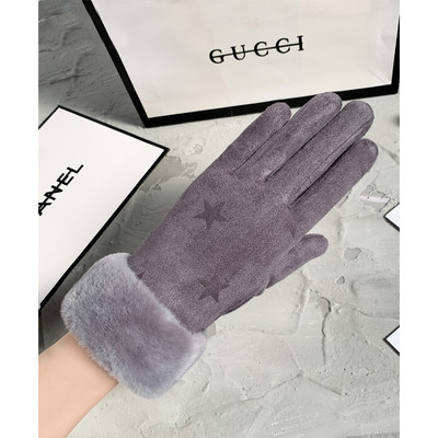 Γυναικεία βελούδινα γάντια και ζεστή φόδρα